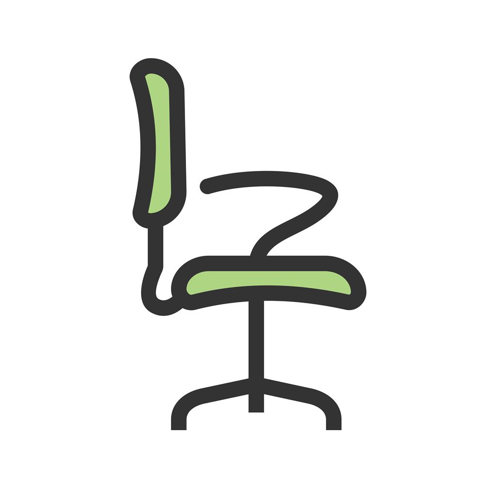 1024x1024 Office Chair Ii Line Filled Icon