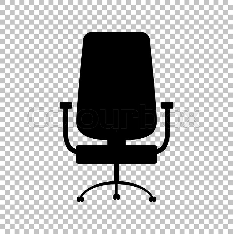 799x800 Office Chair Sign Flat Style Icon On Stock Vector Colourbox