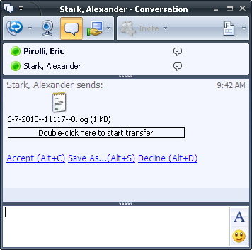 356x352 Transfer With Microsoft Office Communicator