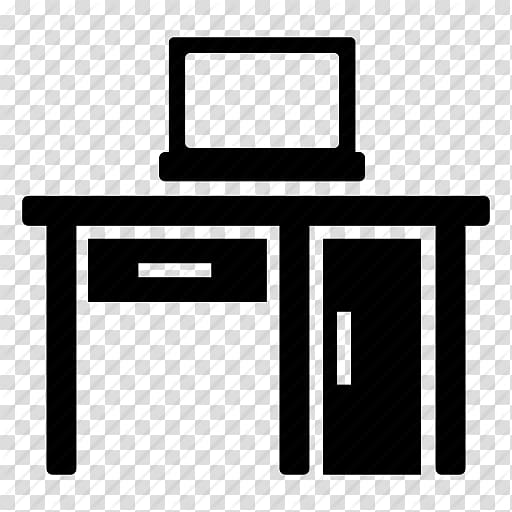 512x512 Office Computer Desk Computer Icons Furniture, Office Desk Icon