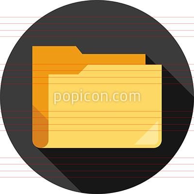 400x400 Folder Icon On Background