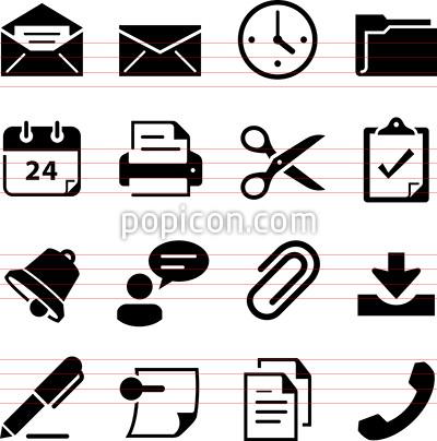 400x404 Office Icons