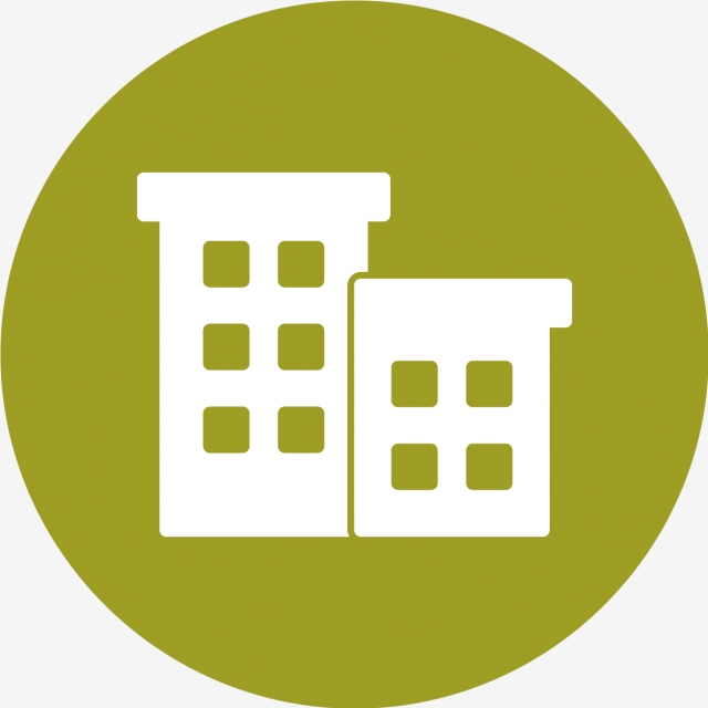 640x640 Vector Office Building Icon, Building, Buildings, Office Icon Png