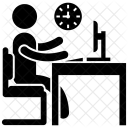 256x256 Employer Office Icon Of Glyph Style