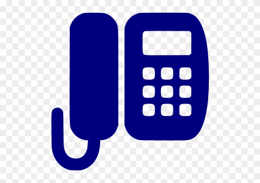 840x592 Navy Blue Office Phone Icon