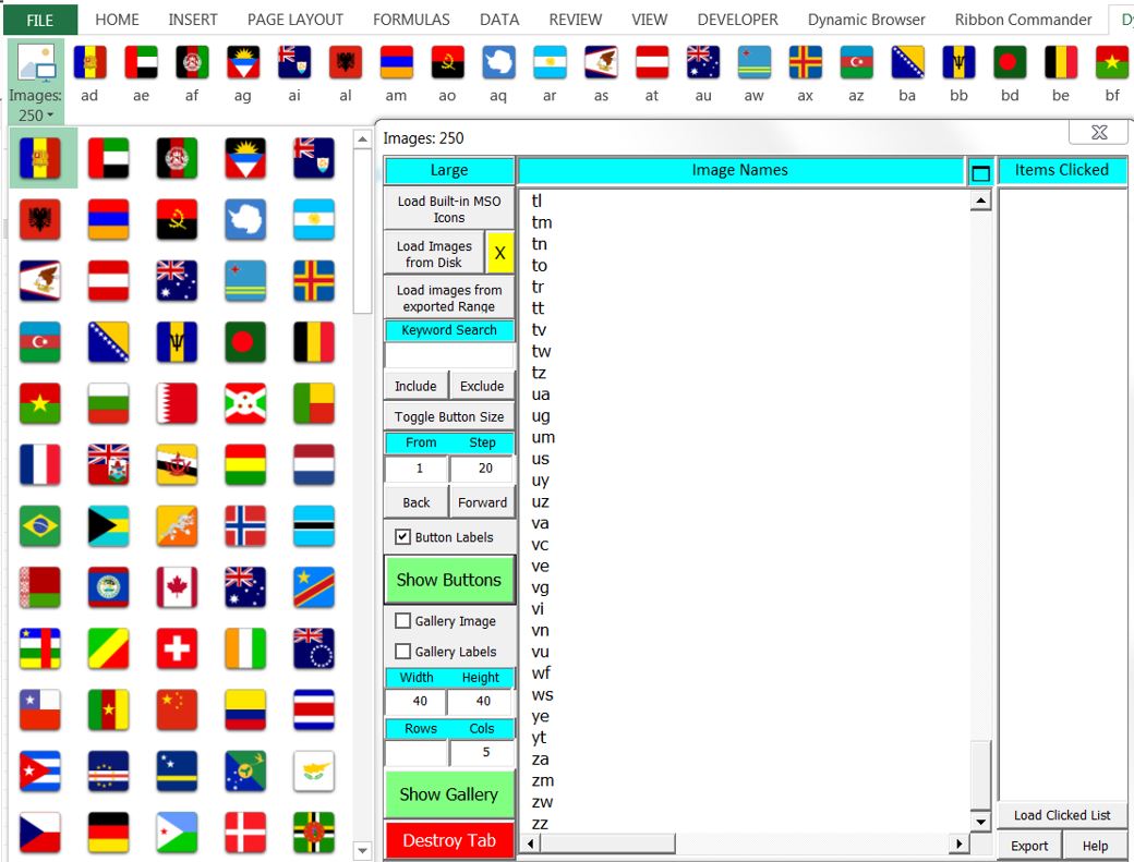1040x791 Dynamic Icon Browser