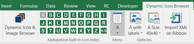 664x152 Office Excel Ribbon Imagemso Icons Gallery
