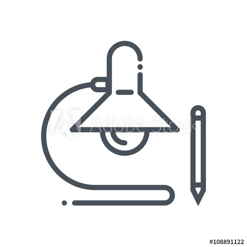 Desk Light, Office Space Icon 500x500 Desk Light, Office Space Icon