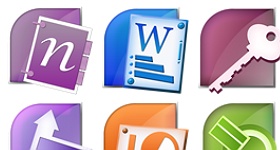280x150 Office Suite Icons