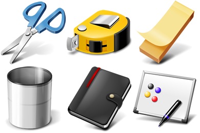 390x260 Office Supplies Iconset