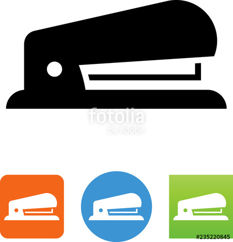 480x500 Vector Stapler Office Supply Icon Stock Image And Royalty Free