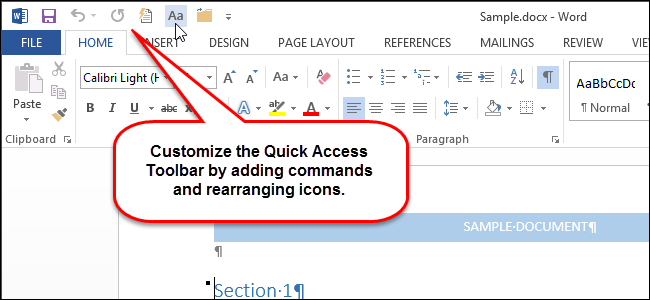 How To Customize The Quick Access Toolbar In Office 650x300 How To Customize The Quick Access Toolbar In Office