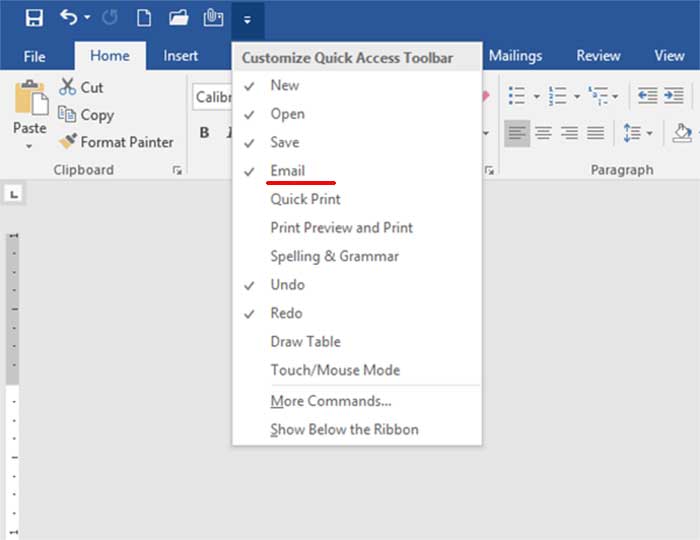Create A Send To Email Icon In Microsoft Office 700x540 Create A Send To Email Icon In Microsoft Office