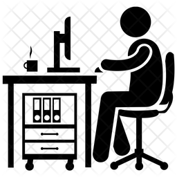 256x256 Office Work Icon Of Glyph Style