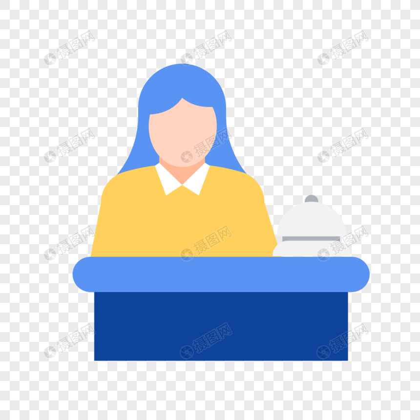 860x860 Office Worker Icon Free Vector Illustration Material Png