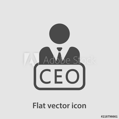 500x500 Chief Executive Officer Icon