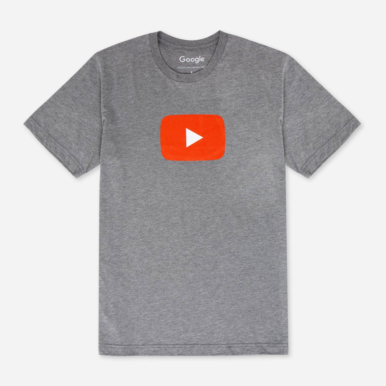 1500x1500 Youtube Icon Tee Grey