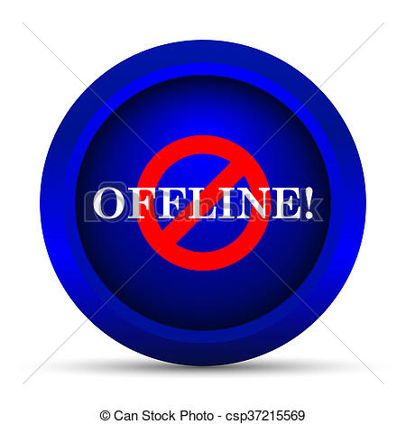 450x470 Offline Icon Internet Button On White Background