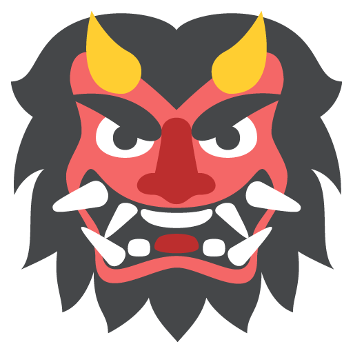 512x512 Japanese Ogre Emoji Vector Icon Free Download Vector Logos Art