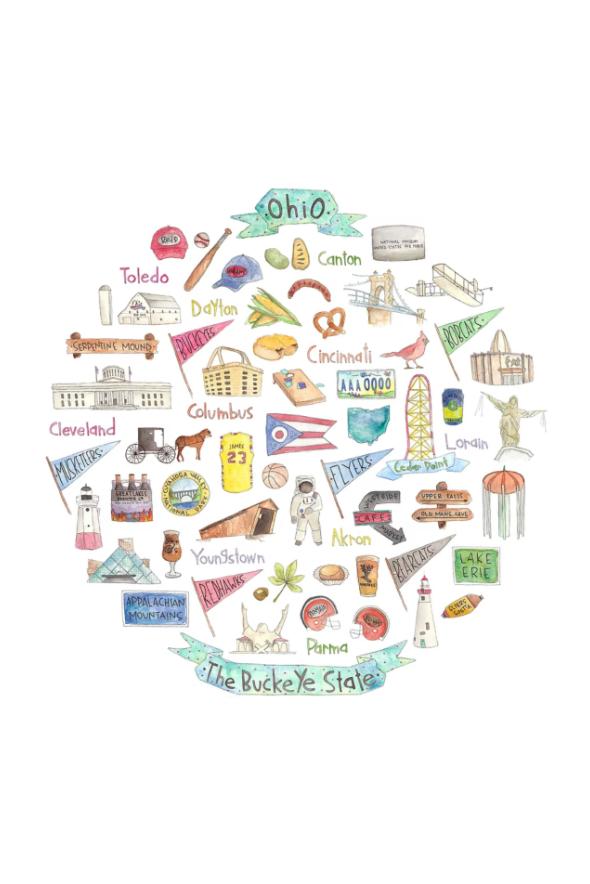 590x884 Ohio Icon Watercolor Cedar Thread