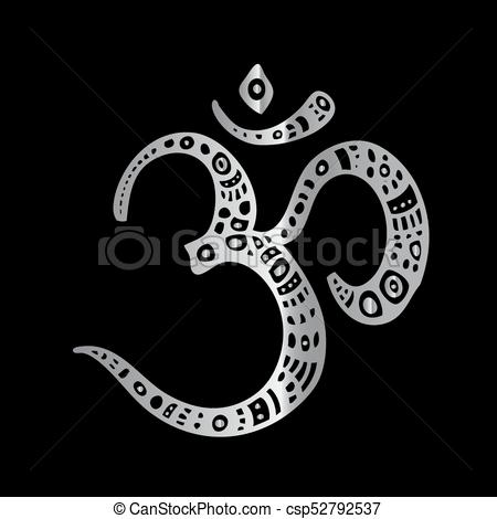 450x470 Om Symbol Aum, Ohm Ohm Om Aum Symbol Vector Hand Drawn