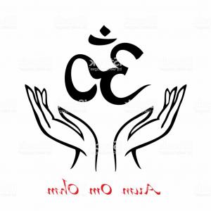 300x300 Stock Photo Om Sign Icon In Outline Style On A White Background