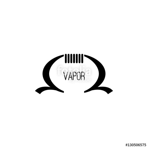 500x500 Vapor Ohm And Coil Logo Or Icon Template Stock Image And Royalty
