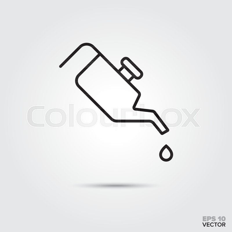 800x800 Oil Can Vector Icon Automotive Parts, Stock Vector Colourbox