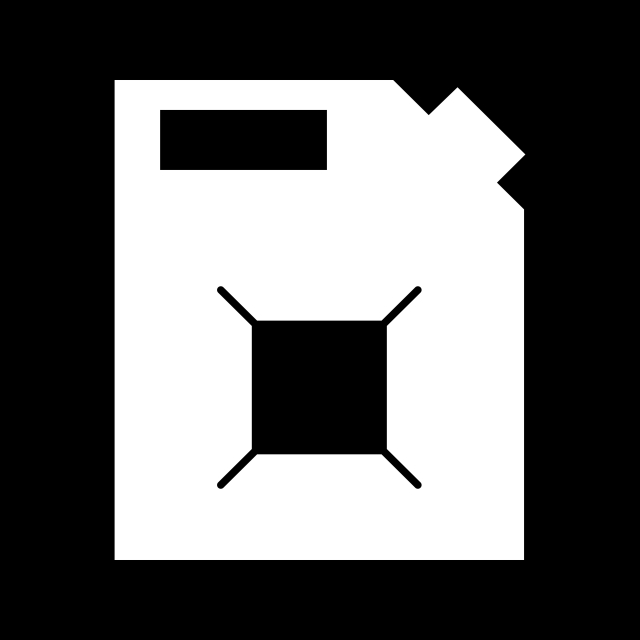 640x640 Vector Fuel Can Icon, Fuel Can Icon, Can, Oil Png And Vector