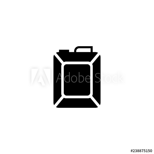 500x500 Oil Can Vector Icon Oil Can Sign On White Background Oil Can