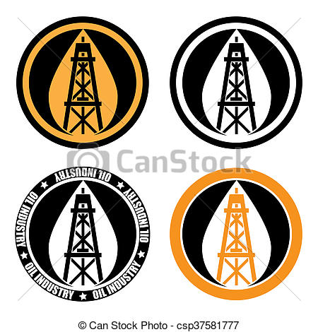 450x470 Oil Derrick Logo Clip Art