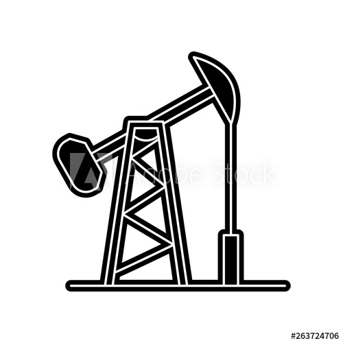 500x500 Oil Derrick Icon Element Of Arabian For Mobile Concept And Web