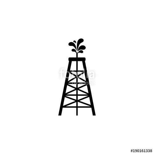 500x500 Oil Derrick Icon Oil An Gas Icon Elements Premium Quality