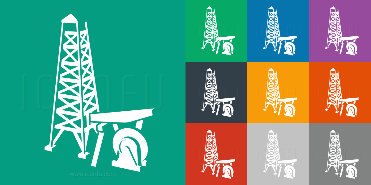 1200x600 Oil Derrick Icon