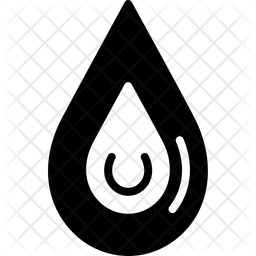 256x256 Oil Drop Icon Of Glyph Style