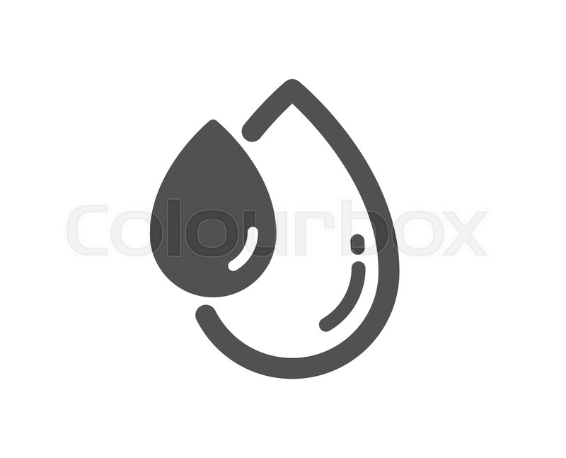 800x647 Oil Drop Icon Hair Care Serum Sign Stock Vector Colourbox