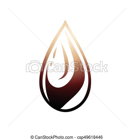 450x470 Oil Drop Illustration Oil Petrol Drop Icon, Icon Design, Isolated