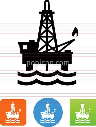 Oil Rig Icon at Vectorified.com | Collection of Oil Rig Icon free for ...