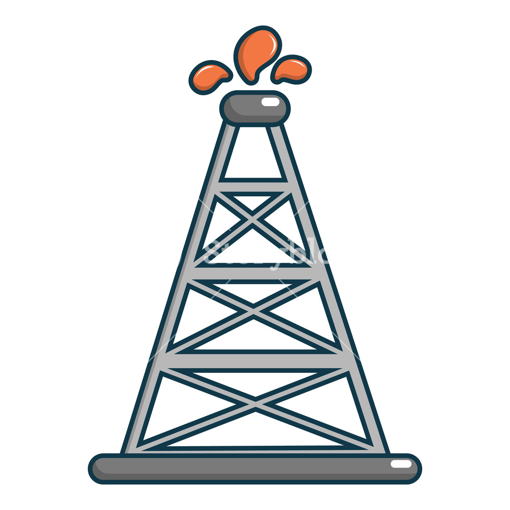1000x1000 Oil Rig Icon Cartoon Illustration Of Oil Rig Vector Icon For Web
