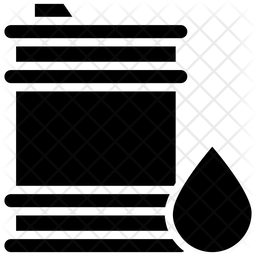 256x256 Oil Spill Icon Of Glyph Style