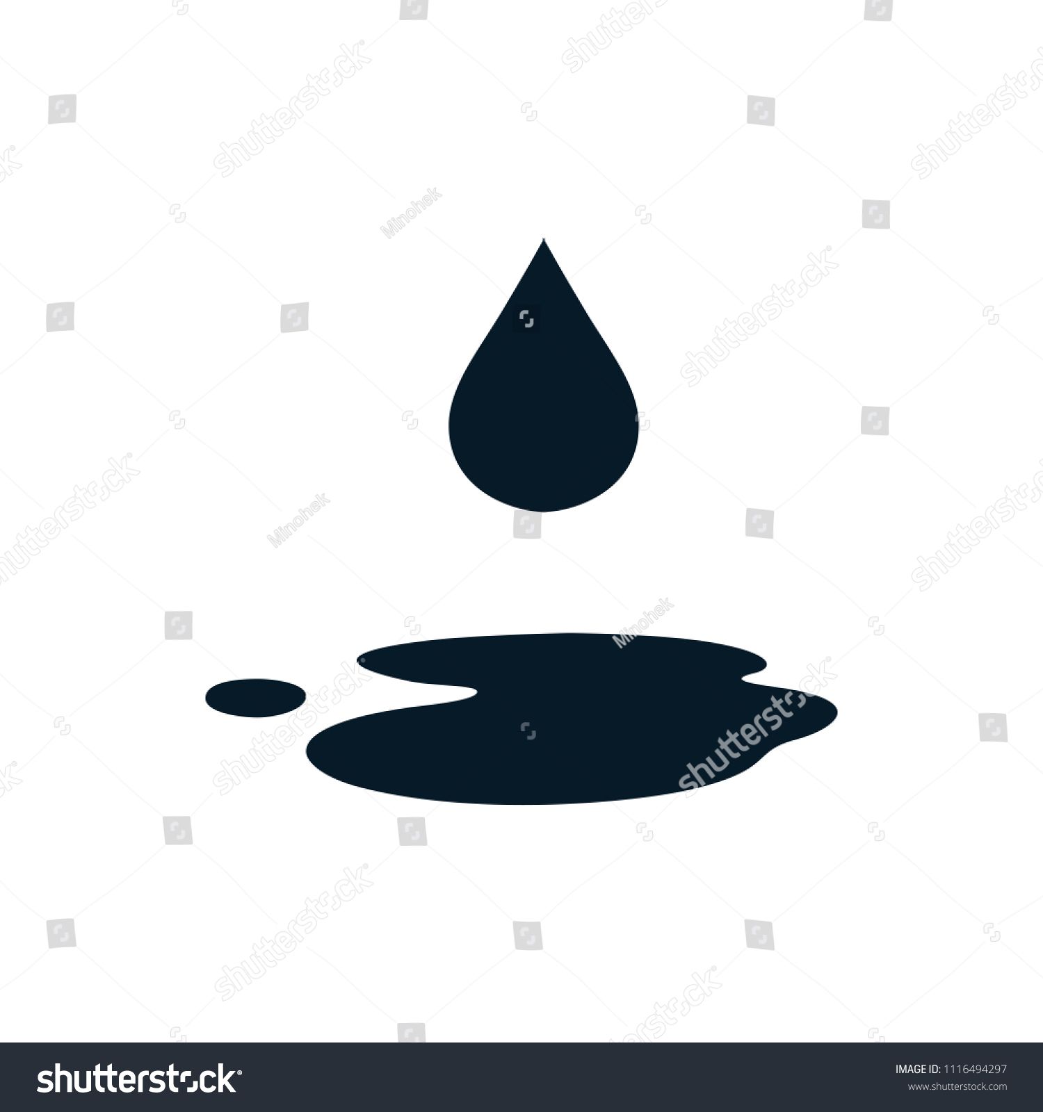 1500x1600 Oil Spill Icon Vector Spill Oil Vector Icon Logo Design Vector