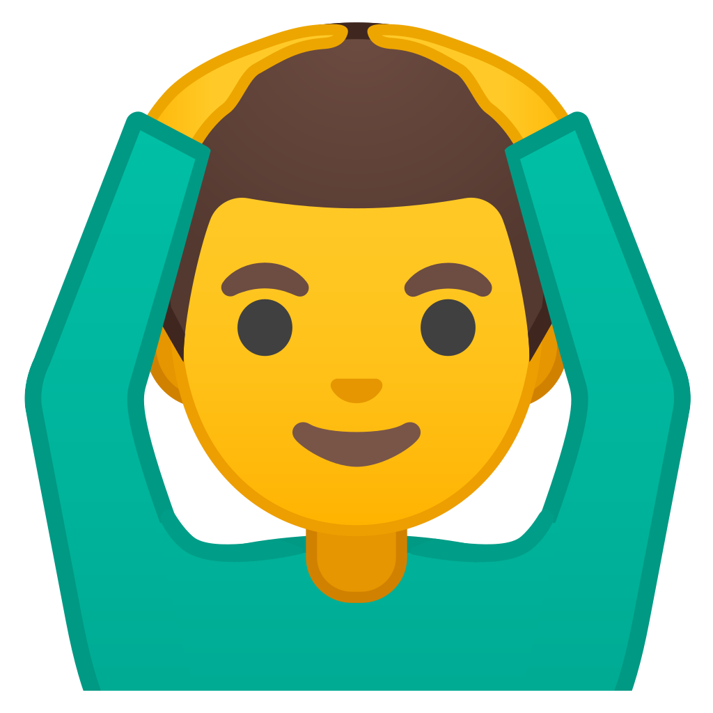 1024x1024 Man Gesturing Ok Icon Noto Emoji People Expressions Iconset Google