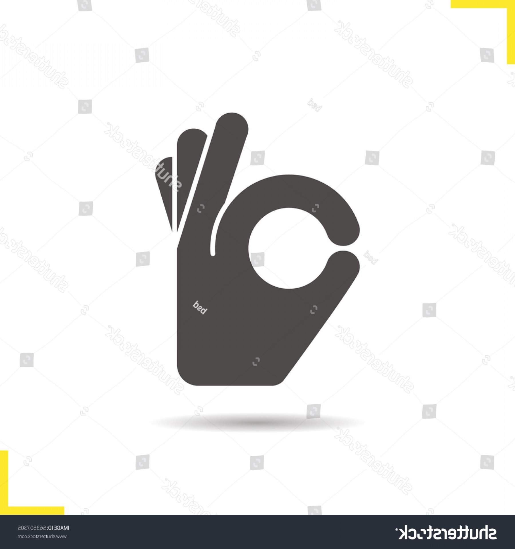 1800x1920 Ok Hand Gesture Icon Drop Shadow Geekchicpro