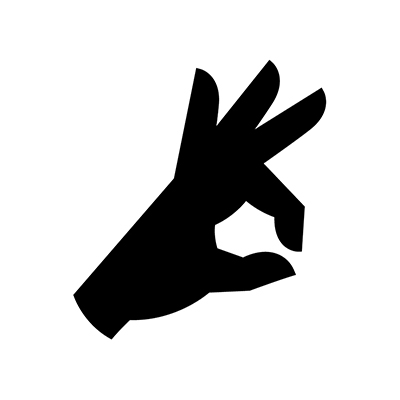 400x400 Symbol Hand Ok Icon