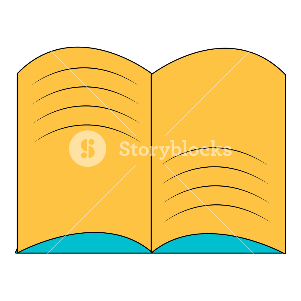 1000x1000 Old Open Magic Book Icon Cartoon Illustration Of Old Open Magic