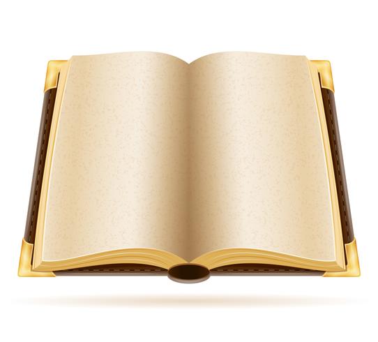 542x490 Book Old Retro Vintage Icon Stock Vector Illustration