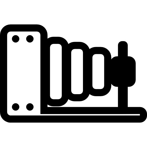 512x512 Bellows Old Photo Camera Outline From Side View