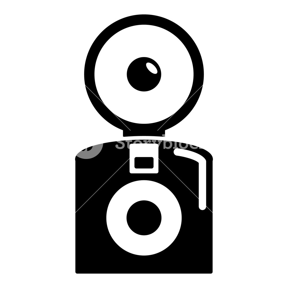 1000x1000 Oldschool Camera Icon Simple Illustration Of Oldschool Camera