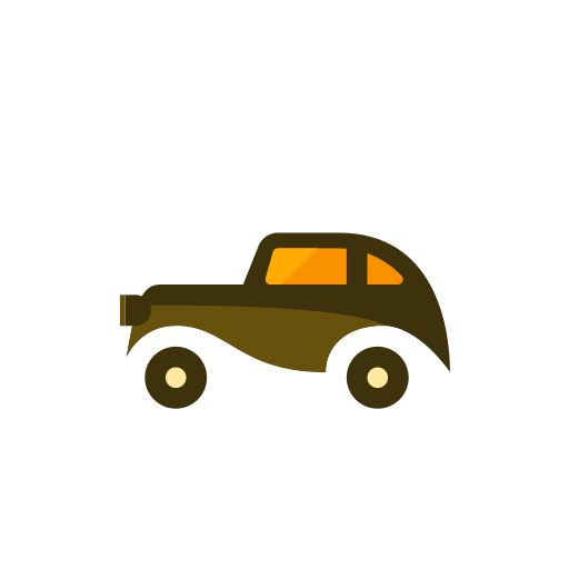 512x512 Old, Car Icon Free Of Kameleon Yellow