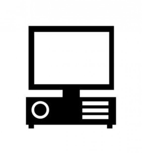 572x626 Old Computer Icon